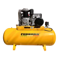 Compresor de Aire Lubricado 7.5hp 270lt 220v Ferrara Italiano FR2-30300L