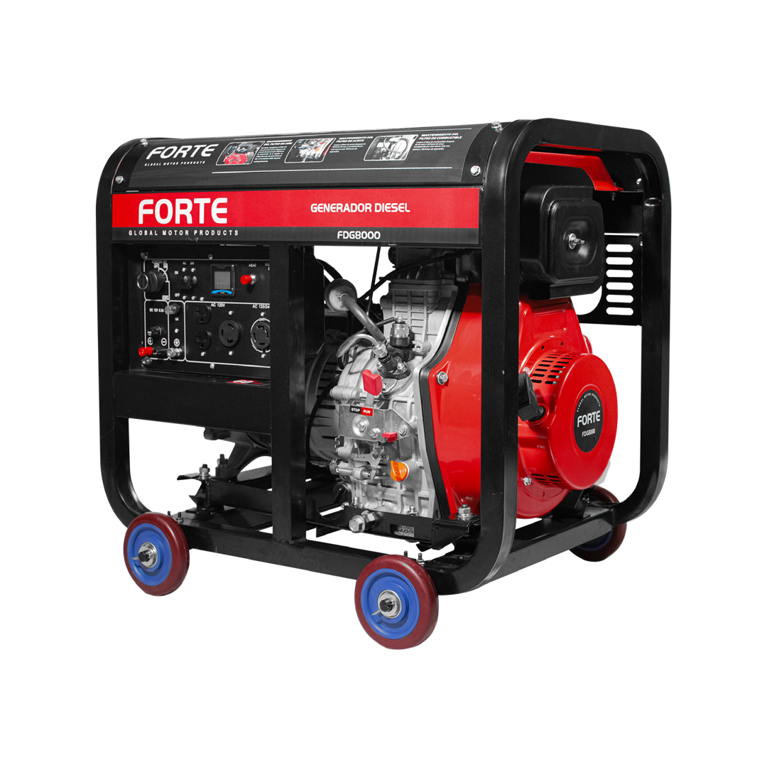 Planta Eléctrica Diésel 7.0kW 120/240v 1f Forte FDG8000