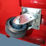 Carretilla Transportadora de Carga Manual tipo Plataforma vista Detalle rueda