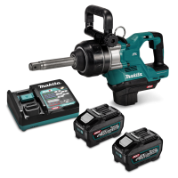 Llave de Impacto Inalámbrica Makita 1" 3150Nm 40V XGT TW010GT201 Brushless + Cargador + 2 Baterías