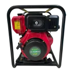Motobomba Alta Presión Diésel 3 x 3 10hp Barnes 1Et 175GPM 1E0364HF vista atras