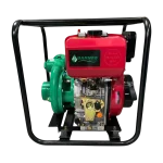 Motobomba Alta Presión Diésel 3 x 3 10hp Barnes 1Et 175GPM 1E0364HF vista latt