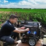 Planta Eléctrica Gasolina Toyama 12.5kw 115/230V 1F TG15000CXE-XP - en uso