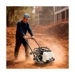 Placa Vibratoria Gasolina Toyama 53x50cm 6.5HP TPC100WT-XP - en obra