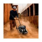 Placa Vibratoria Gasolina Toyama 50x30cm 6.5HP TPC60W-XP - en obra