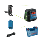 Nivel Laser Bosch 20mt GLL 2XG + Batería BA 3.7 + Maletin de Transporte +Montaje en pared BM 3 06010653G2 vista ppl