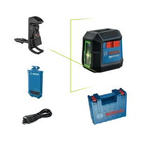Nivel Láser Bosch 20mt GLL 2XG + Batería BA 3.7 + Maletín de Transporte +Montaje en pared BM 3