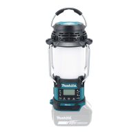 Radio Linterna Inalámbrica FM Bluetooth 18v Makita DMR057 LXT