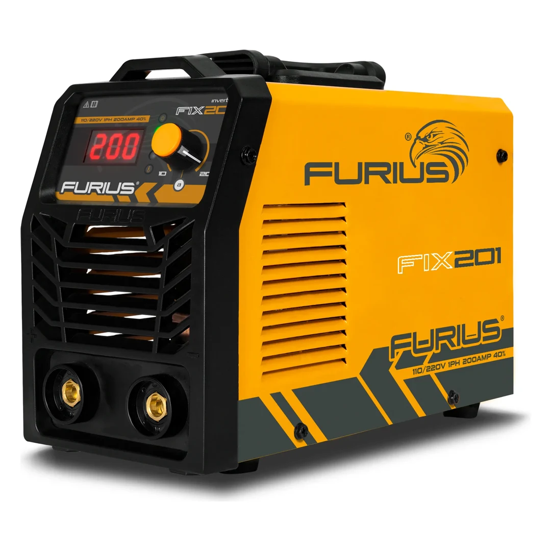 Soldador Inversor Furius Fix 200A 110/220V 1F FW201