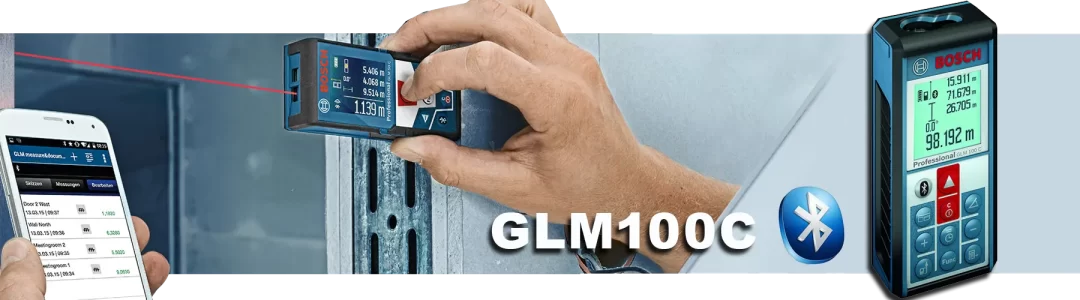 Medidor laser GLM100C con conexion bluethooth 002